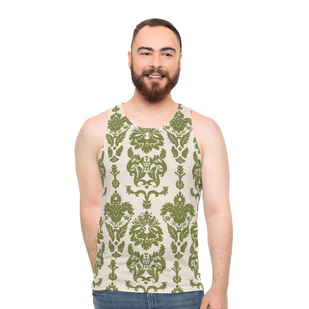 Unisex The Sound of Music Von Trapp Curtain Pattern Tank Top - men