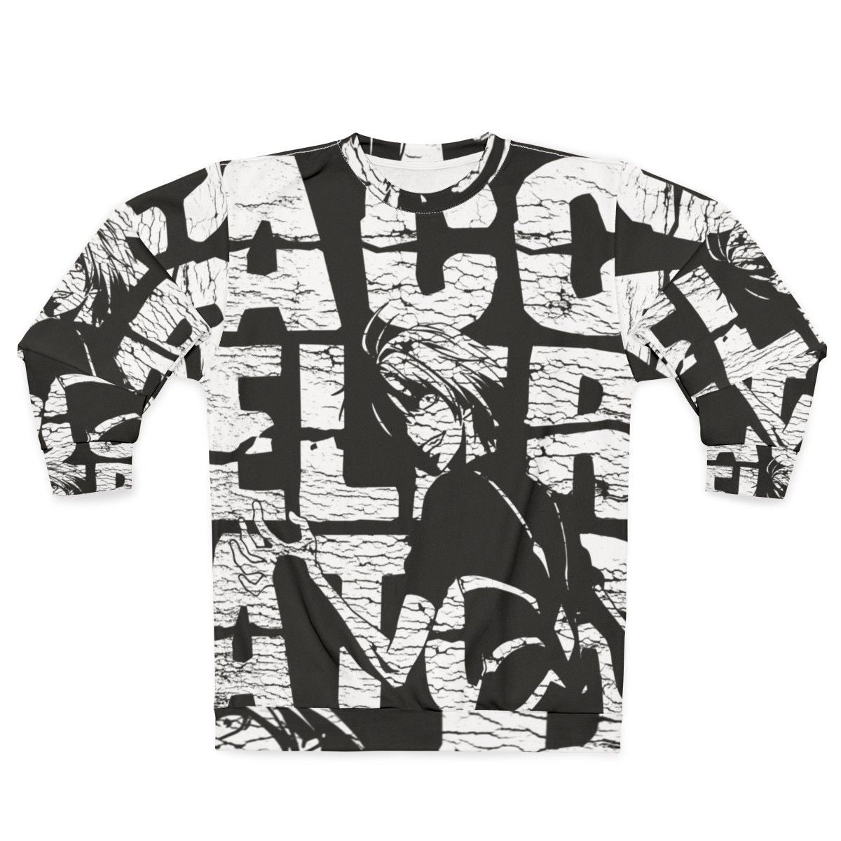 Accelerator Vintage Sweatshirt with Anime Graphic