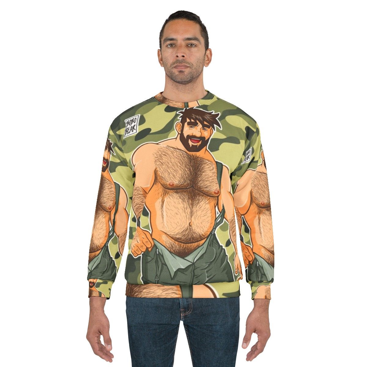 Camouflage sweatshirt for men - men