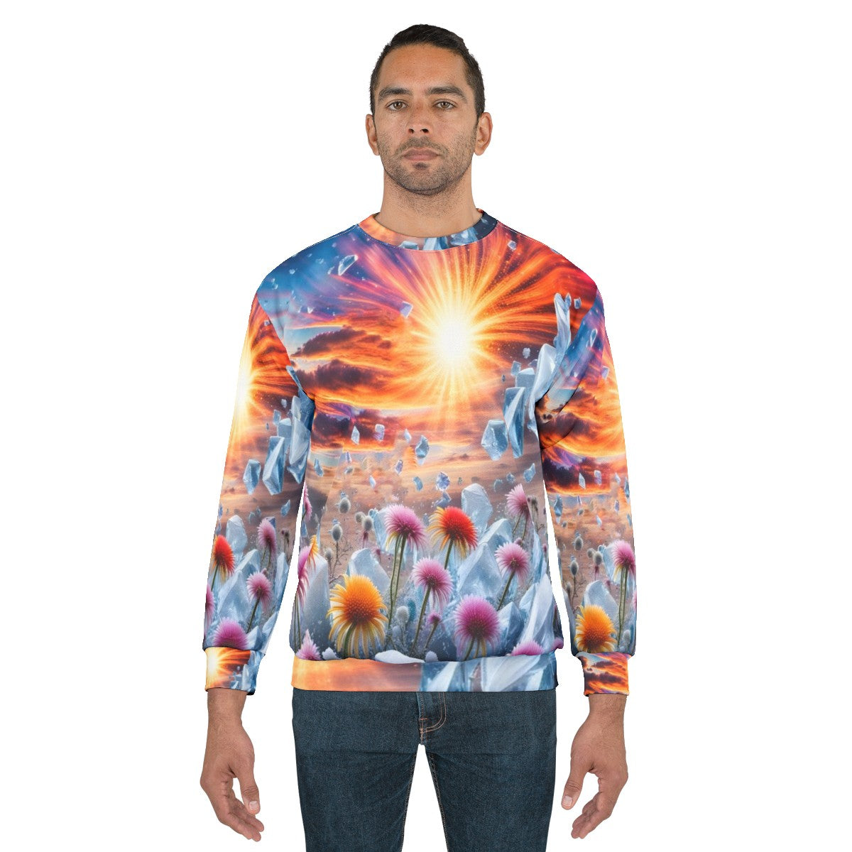 Flower Sunset Sweatshirt - men