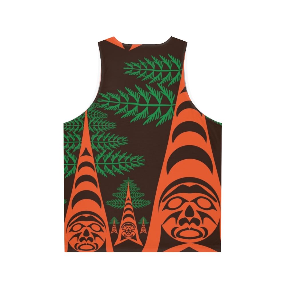 Cedar Forest Unisex Tank Top - Back