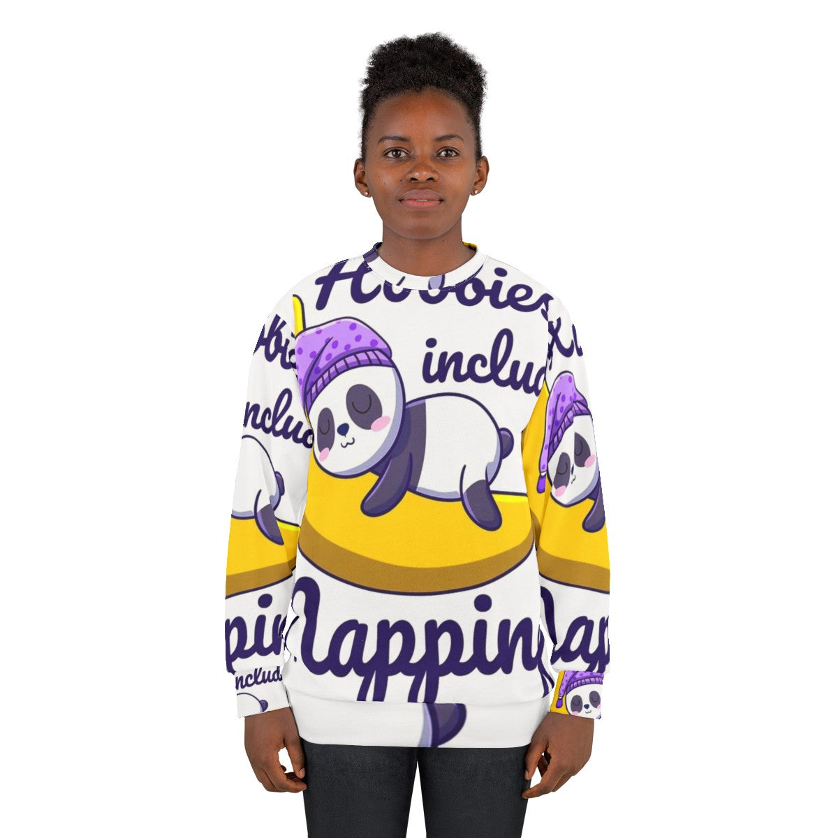 Hobbies Include Napping Sweatshirt - women