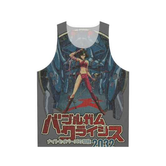 Bubblegum Crisis anime unisex tank top