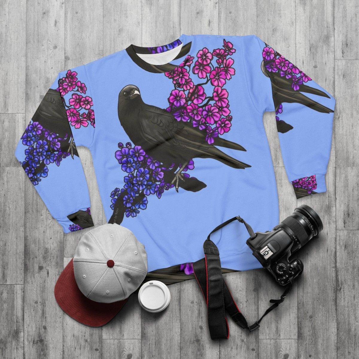 Bisexual Crow 2023 Sweatshirt - flat lay