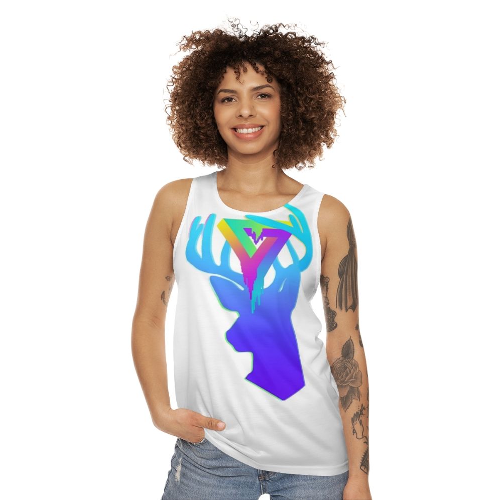 Neon Deer Acrylic Unisex Tank Top - women