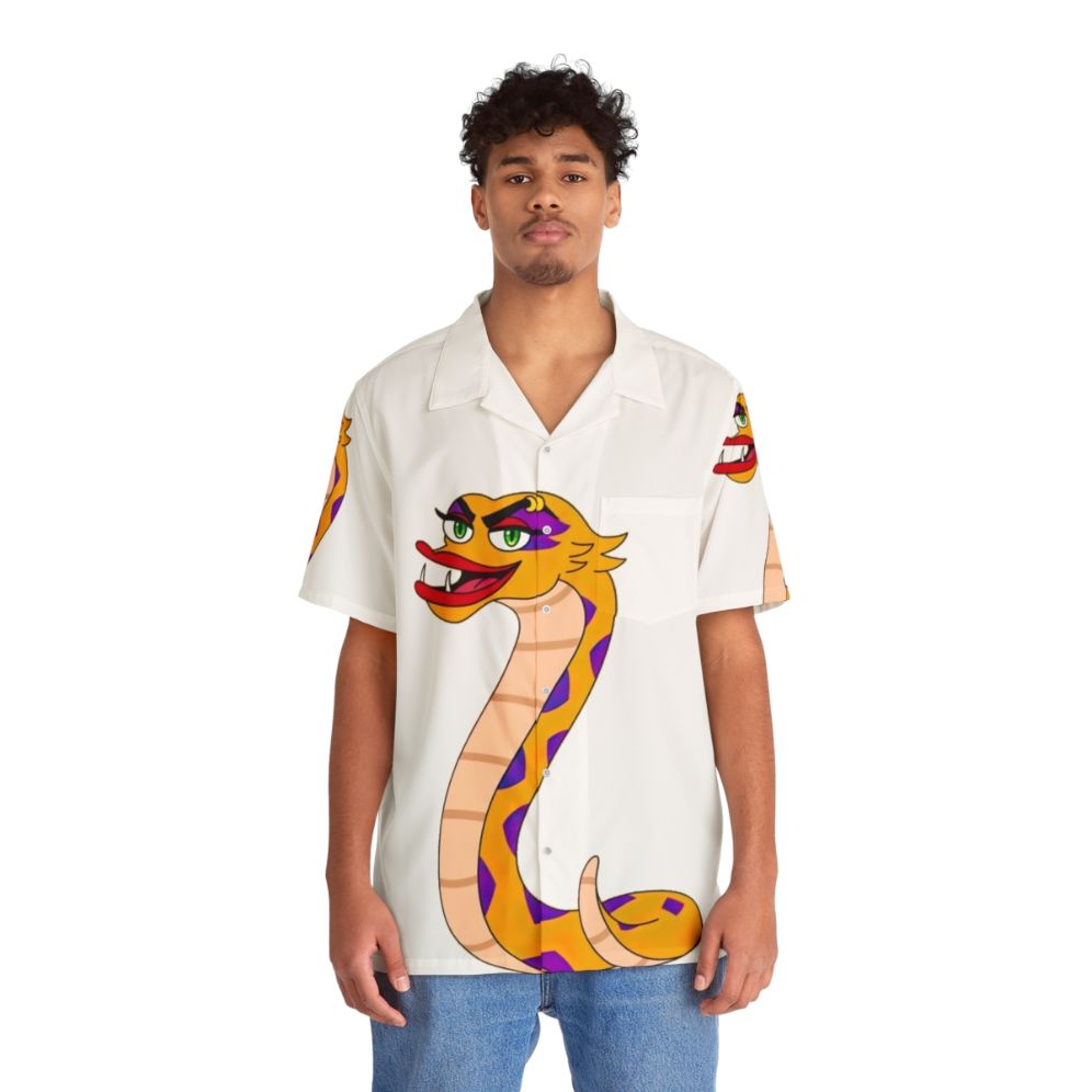 Big Mouth Rochelle The Hate Worm Hawaiian Shirt - People Front