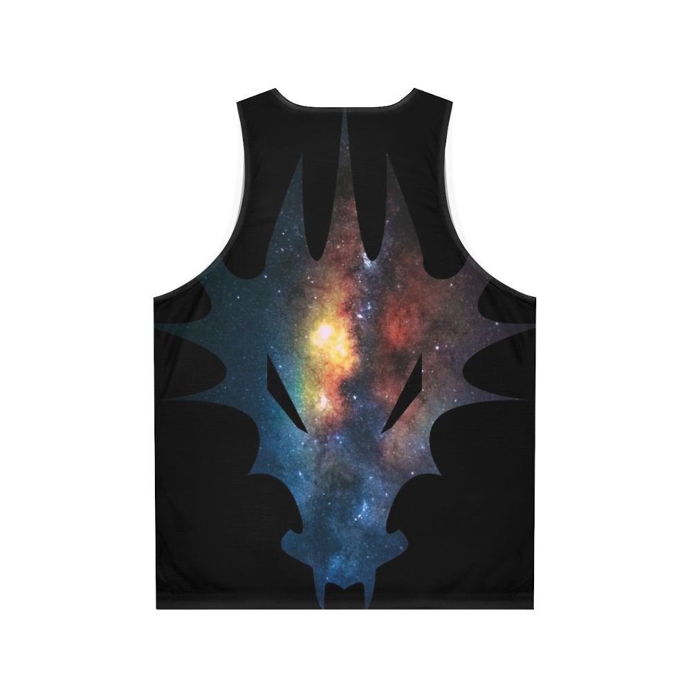 Cosmic Watercolor Legendary Animals Dragon Unisex Tank Top - Back