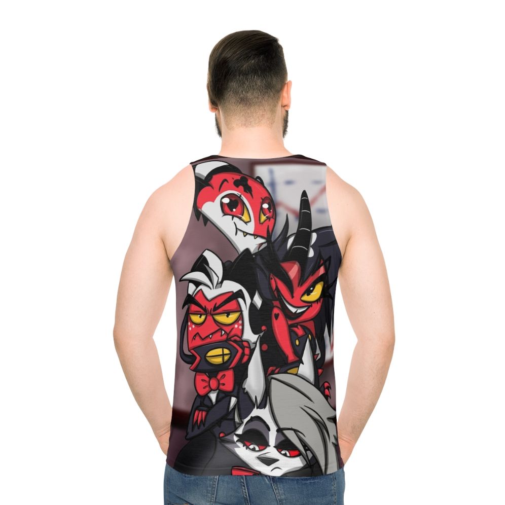 Helluva Boss Cartoon Unisex Tank Top - men back