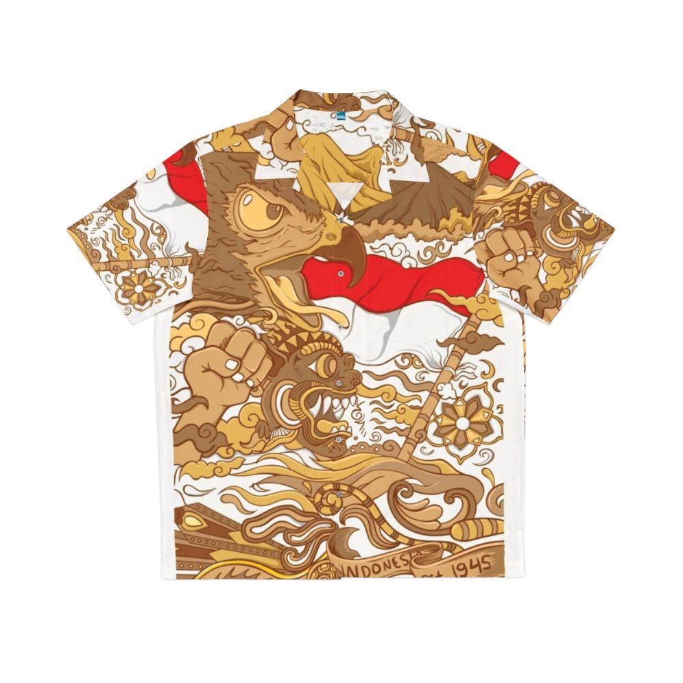 Rise Of Indonesia Hawaiian Shirt with Tropical Bali Patterns