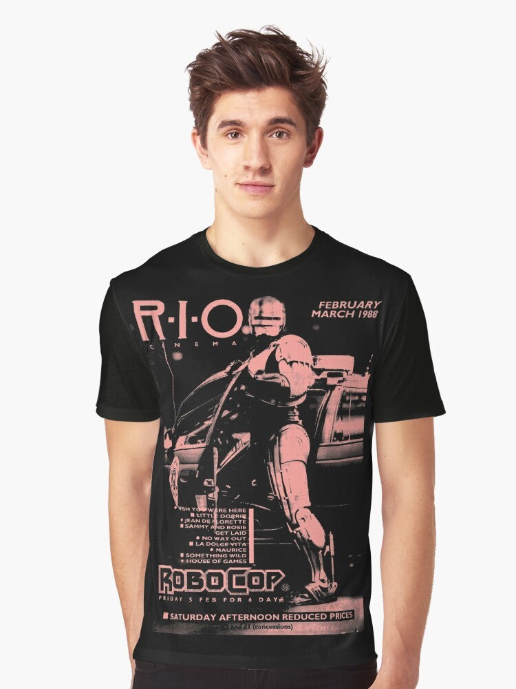 Retro 1988 Rio Cinema Graphic T-Shirt - Men