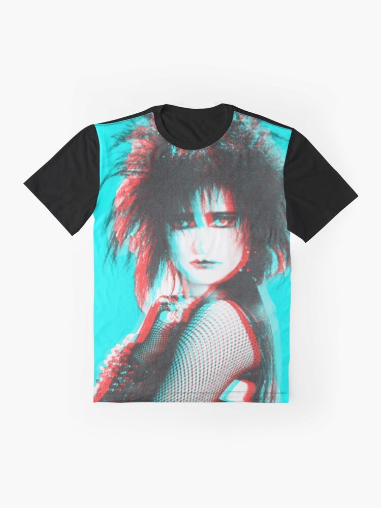 Siouxsie and The Banshees 80s Goth Punk T-Shirt - Flat lay