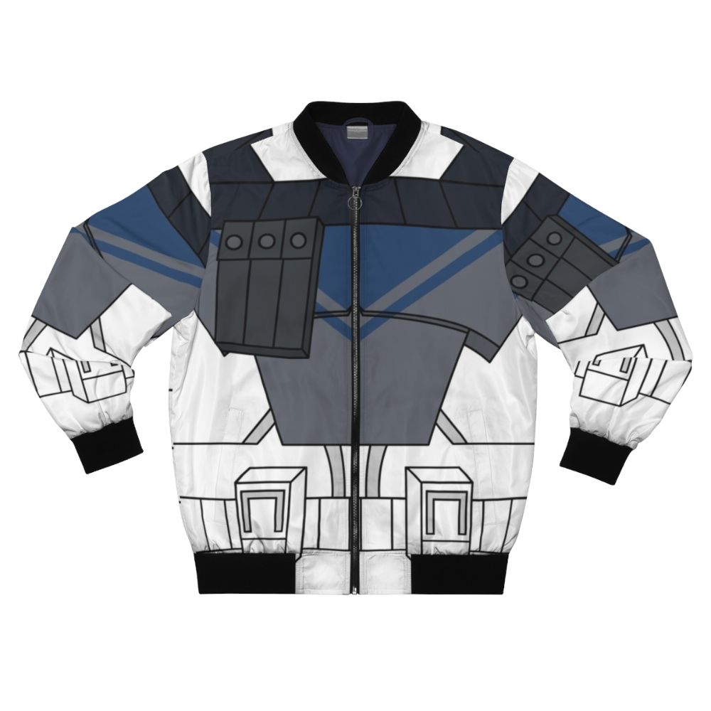 Star Wars Clone Trooper Bomber Jacket with a stylized design