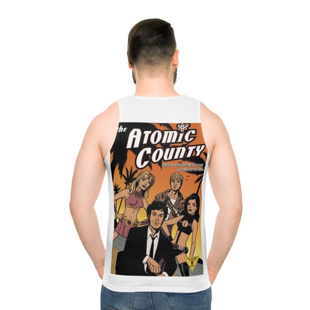 The O.C. Seth Cohen Comic Book Unisex Tank Top - men back