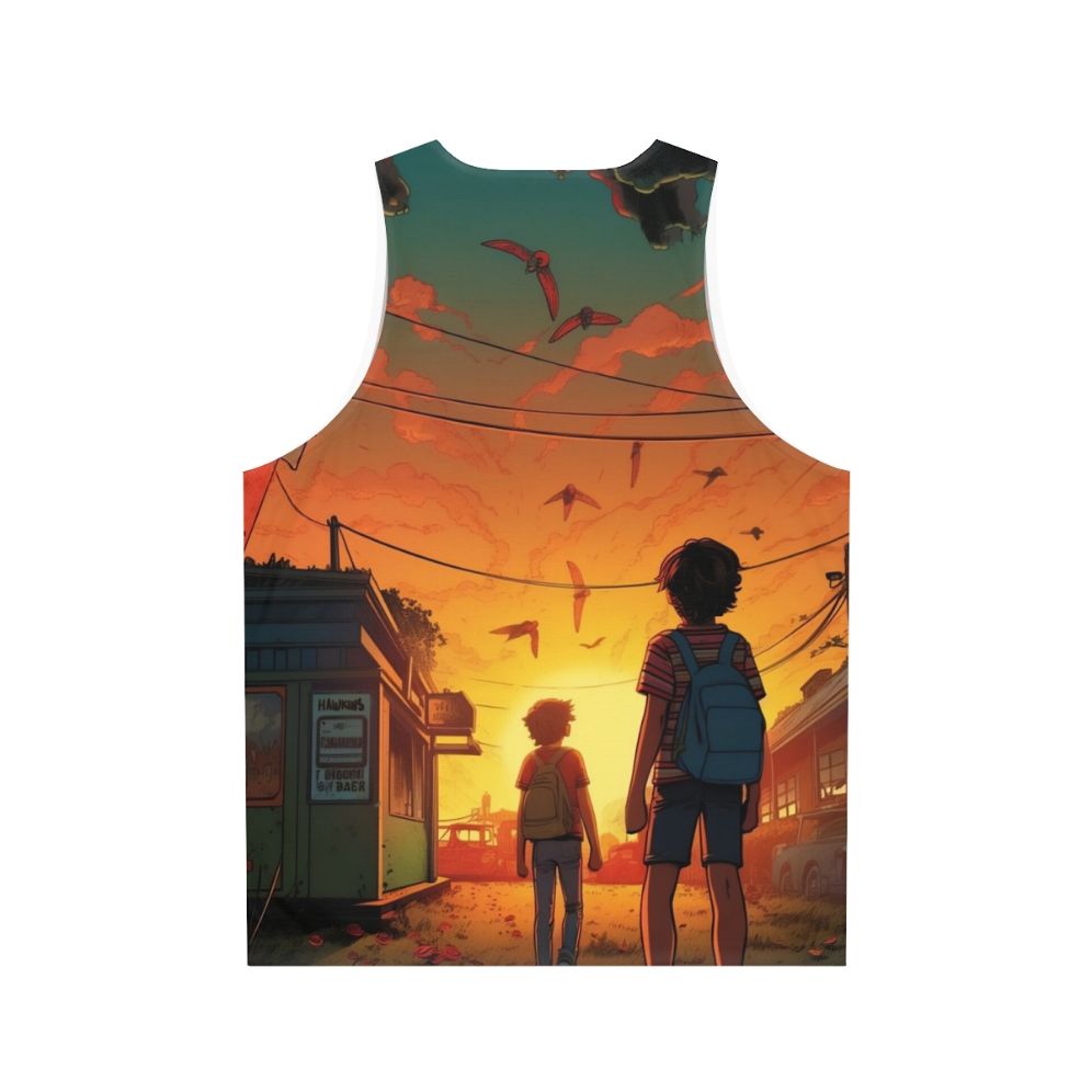 Unisex 'Two Kids in Hawkins' Stranger Things Inspired Tank Top - Back