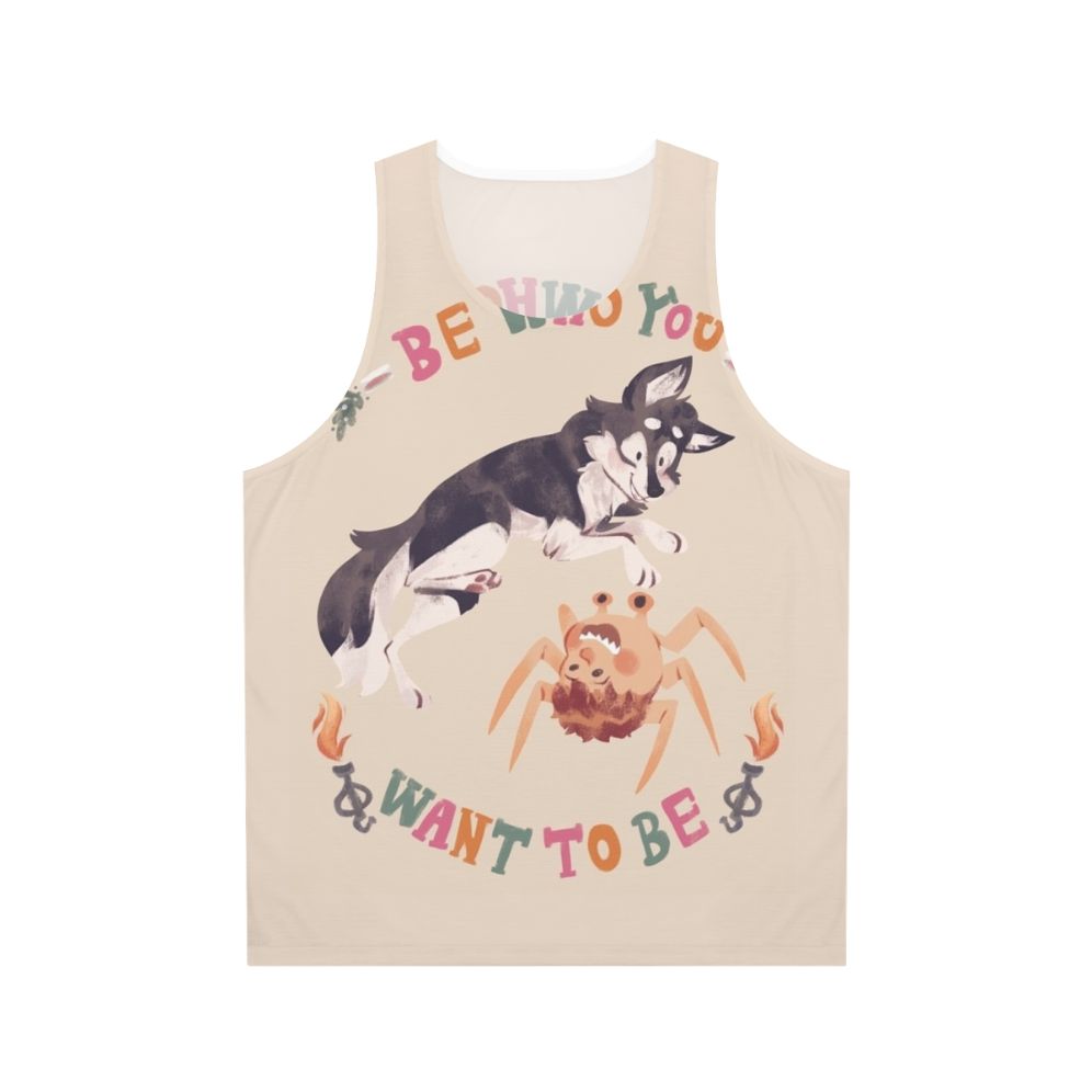 Unisex horror movie inspired graphic tank top