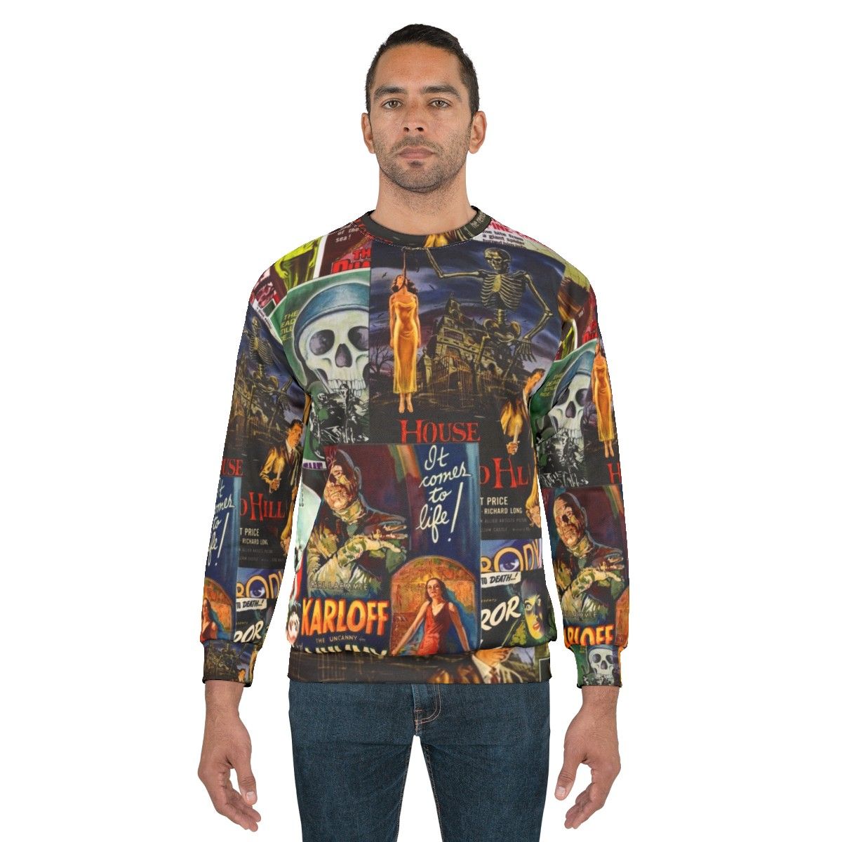 Classic Monster Movies Sweatshirt - men