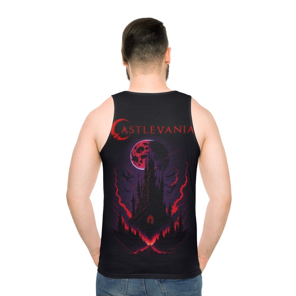 Castlevania Netflix Belmont Family Unisex Tank Top - men back