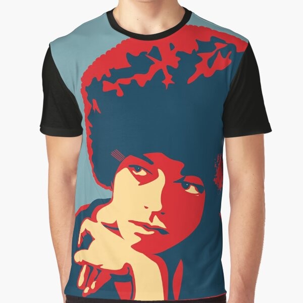 Angela Davis Graphic T-Shirt - Celebrate the legacy of this iconic Black activist and feminist