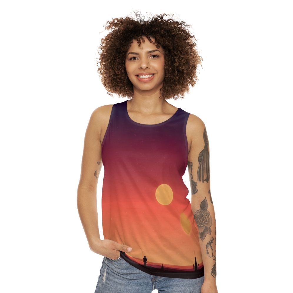 Tatooine Star Wars Unisex Tank Top - women