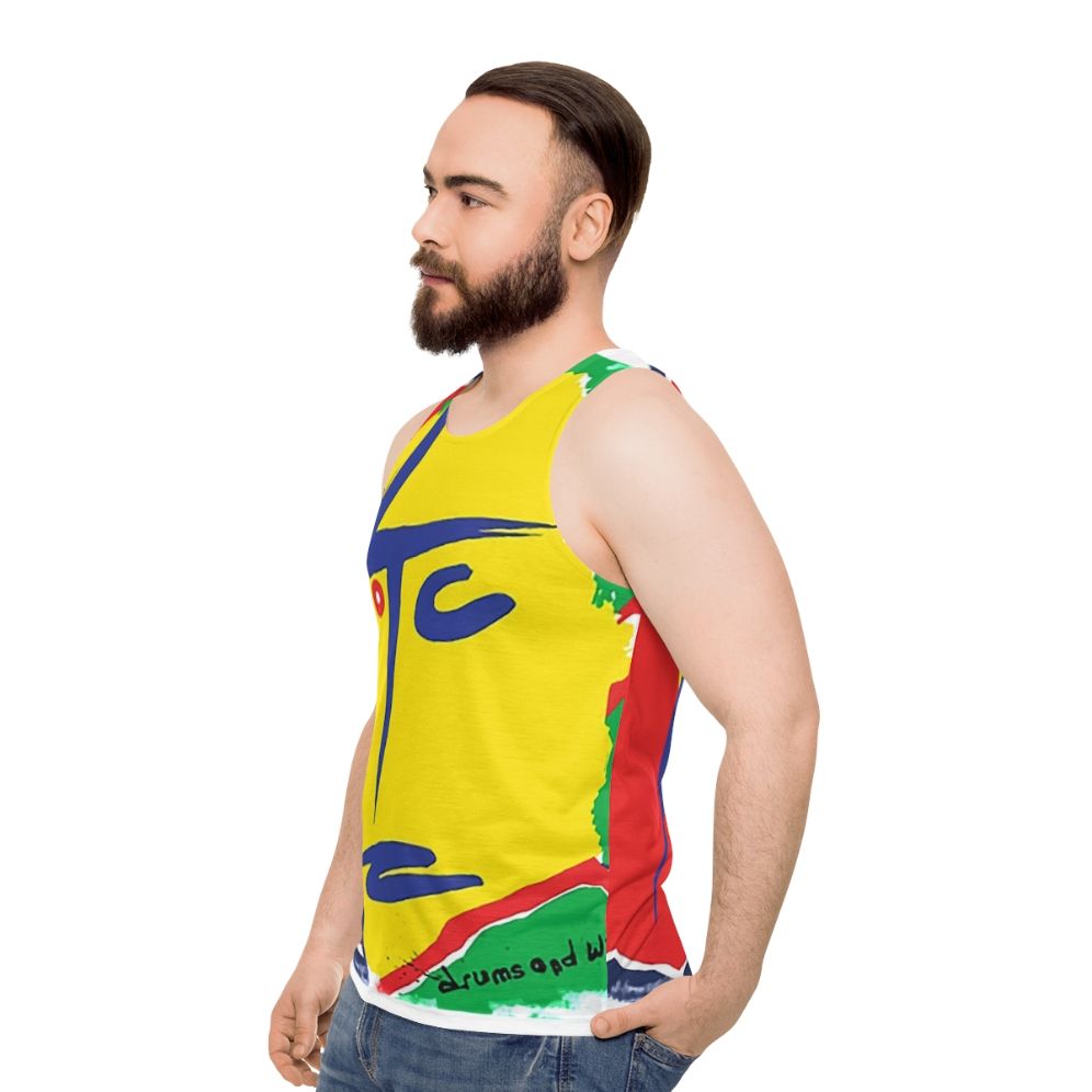 XTC Band Unisex Tank Top - men side