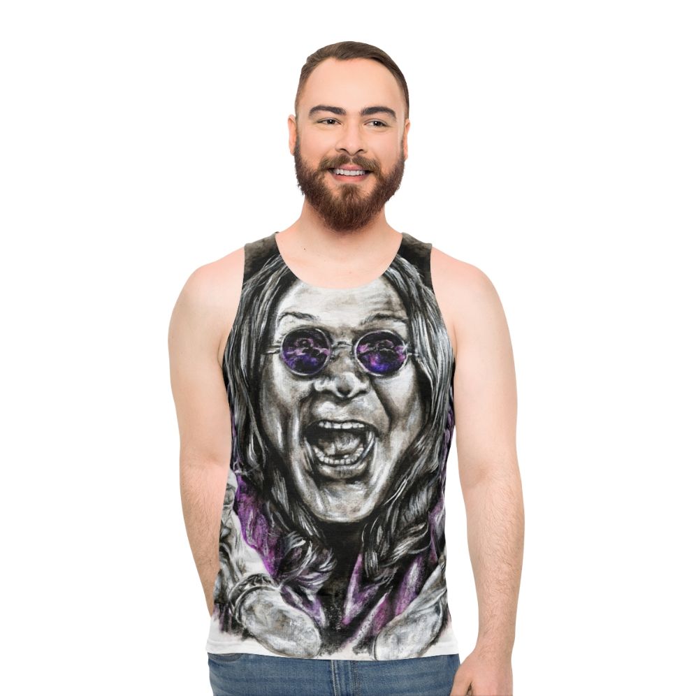 Paranoid Unisex Heavy Metal Tank Top - men