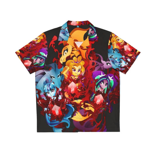 Dazzlings Hawaiian Shirt featuring the Equestria Girls characters