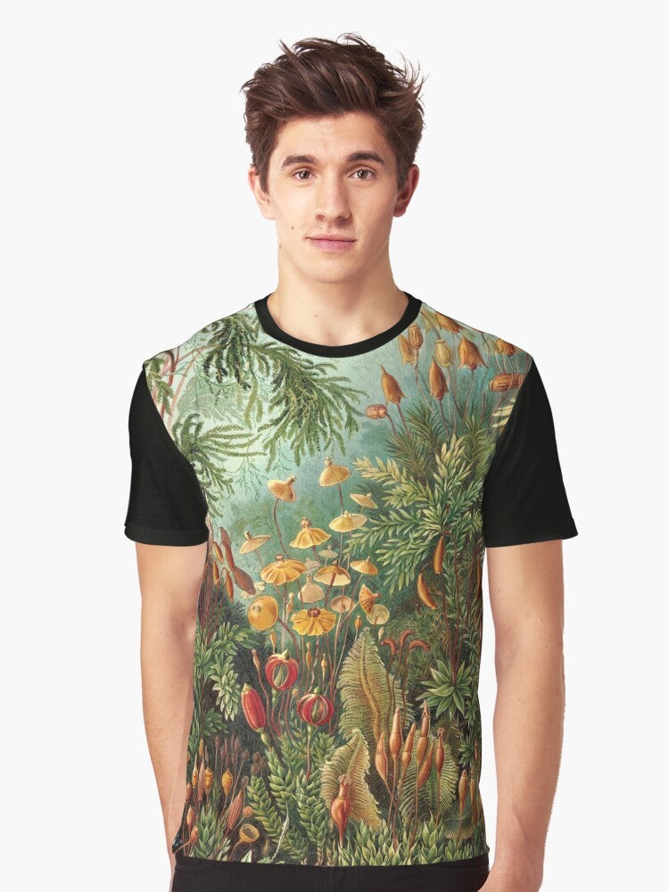 Vintage nature painting illustration artwork graphic t-shirt - Men