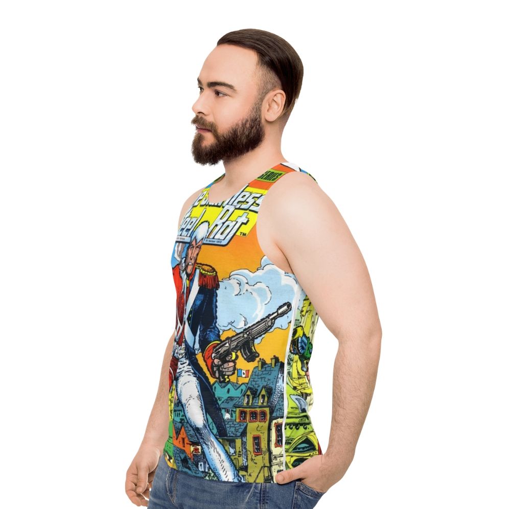 Stainless Steel Rat Unisex Sci-Fi Comic Tank Top - men side