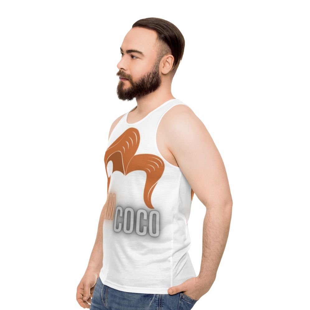 Conan O'Brien Team Coco Unisex Tank Top - men side