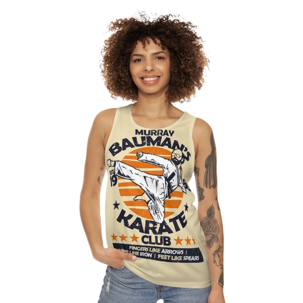 Murray Bauman's Karate Club Unisex Tank Top - Stranger Things Inspired - women