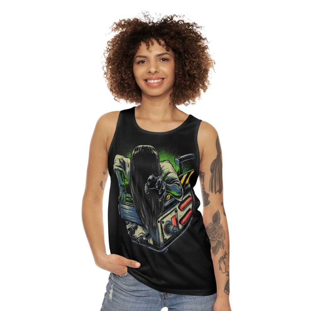 Trapped Ghost Unisex Tank Top - women