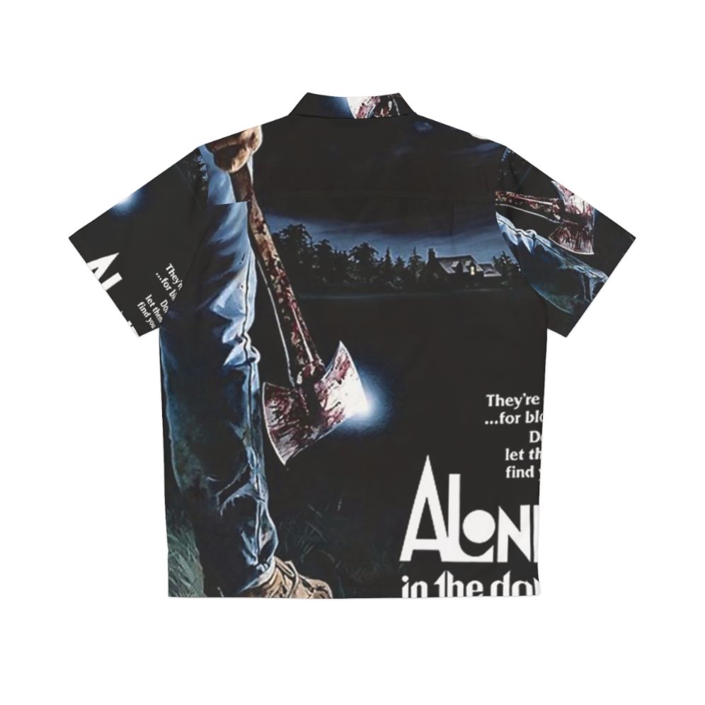 Vintage 80s horror movie "Alone In The Dark" Hawaiian shirt - Back