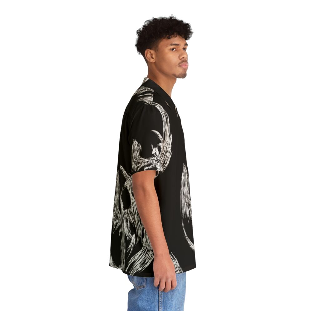 Mystic White Lightning Dragon Hawaiian Shirt - People Pight