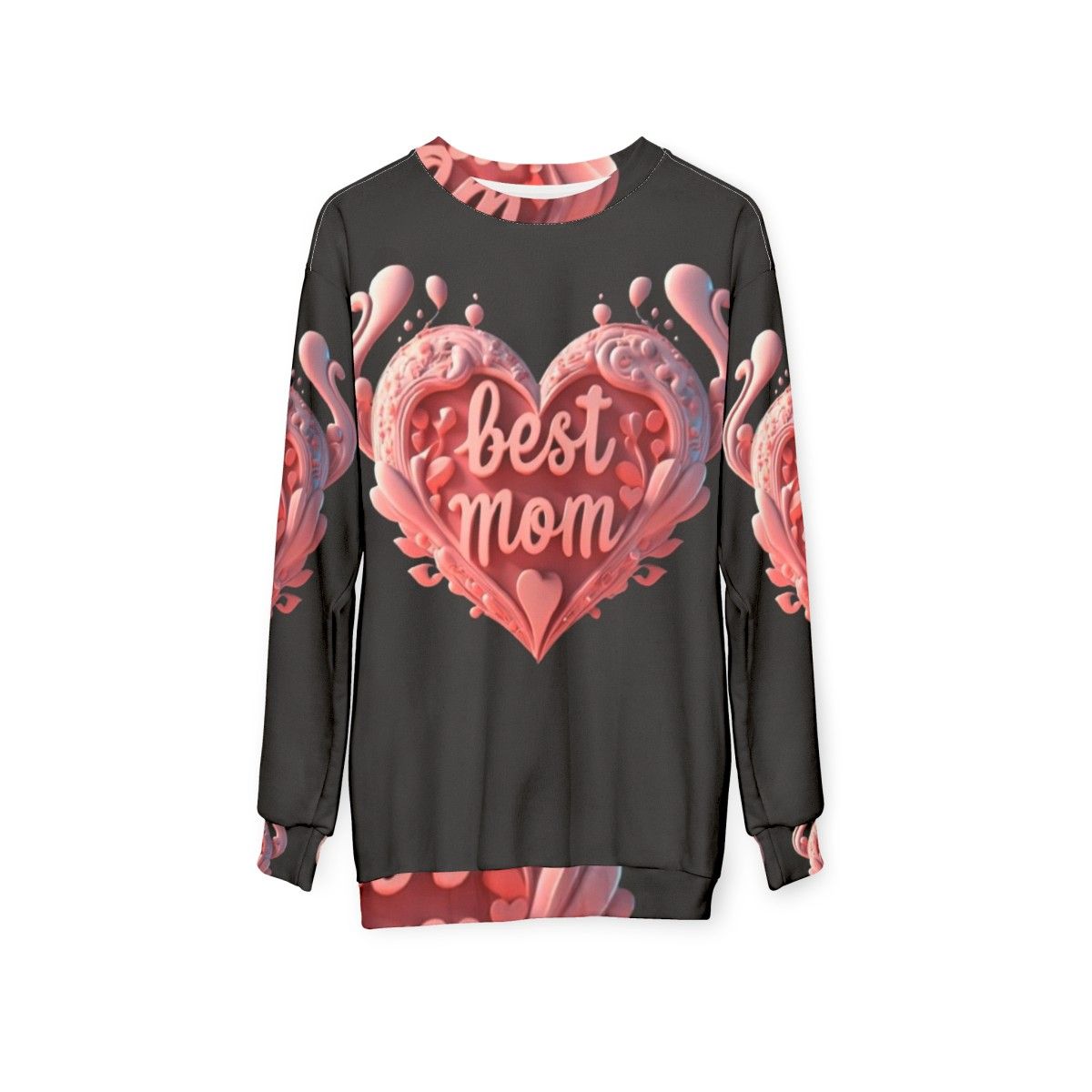 Best Mom Sweatshirt - Mothers Day & Valentine's Day Gift for Women - hanging