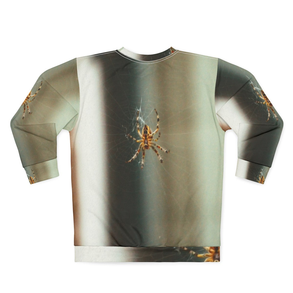 Spooky spider web and legendary animal sweatshirt - Back