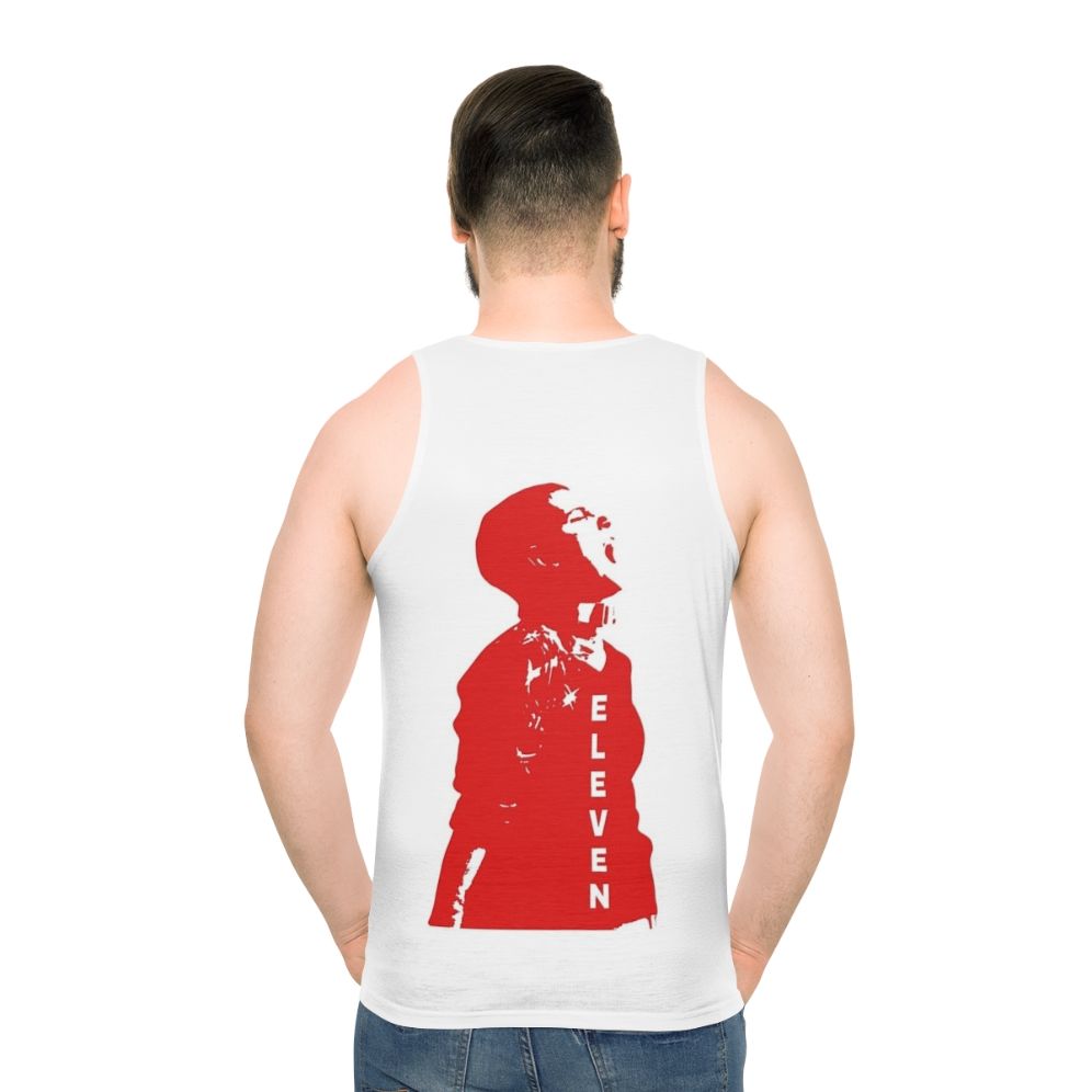 Eleven Stranger Things Unisex Tank Top - men back