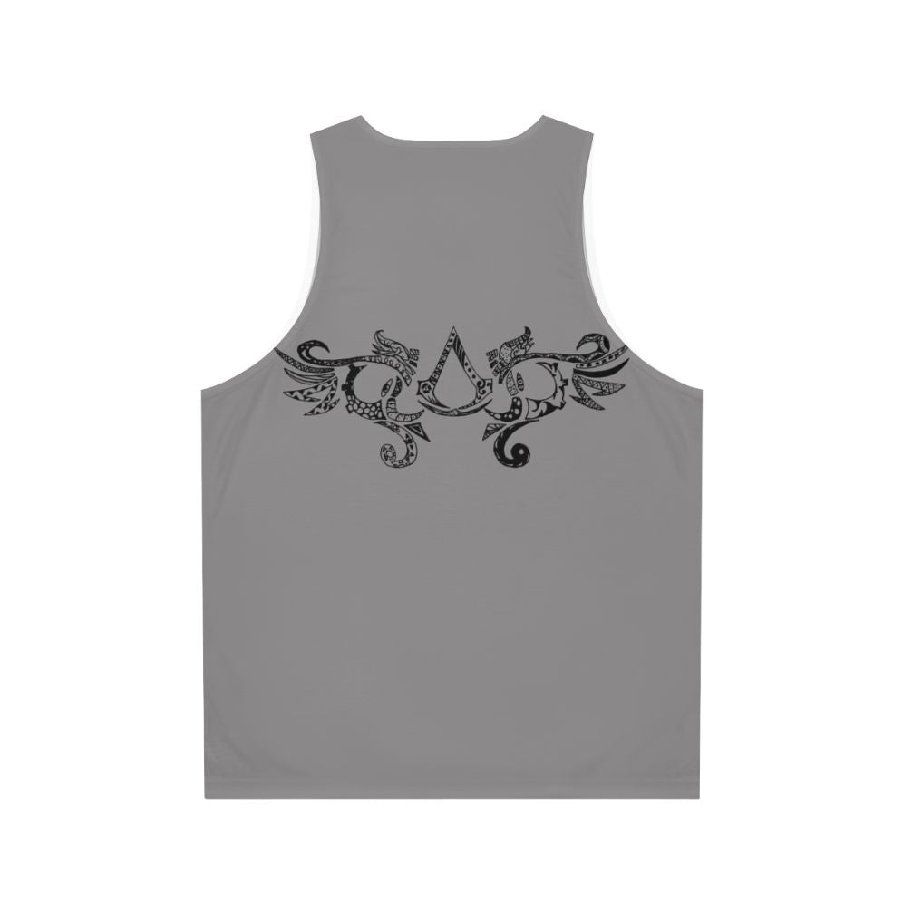 Unisex Assassin's Creed Tribal Pattern Tank Top - Back