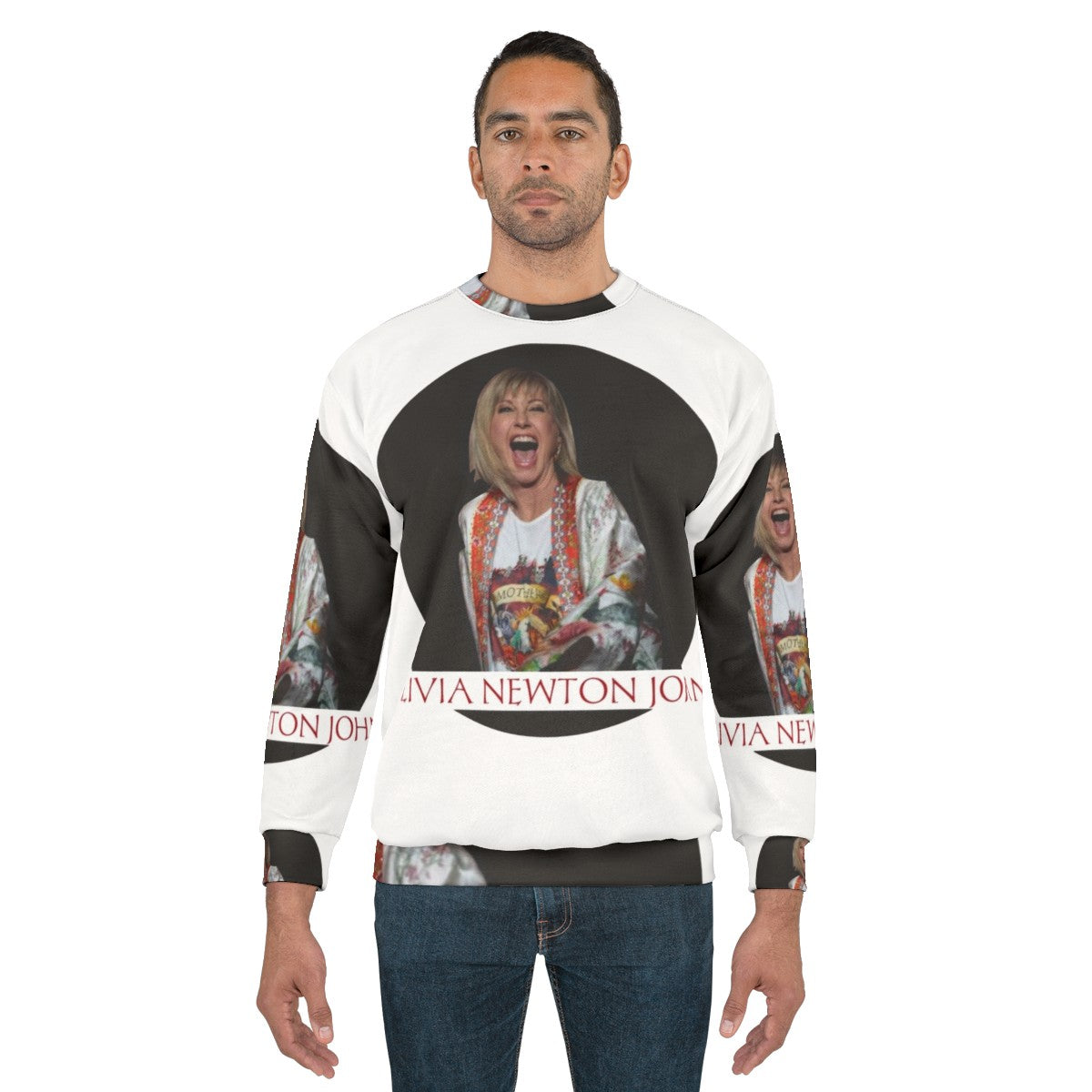 Olivia Newton-John Sweatshirt, Iconic Pop Music Singer - men