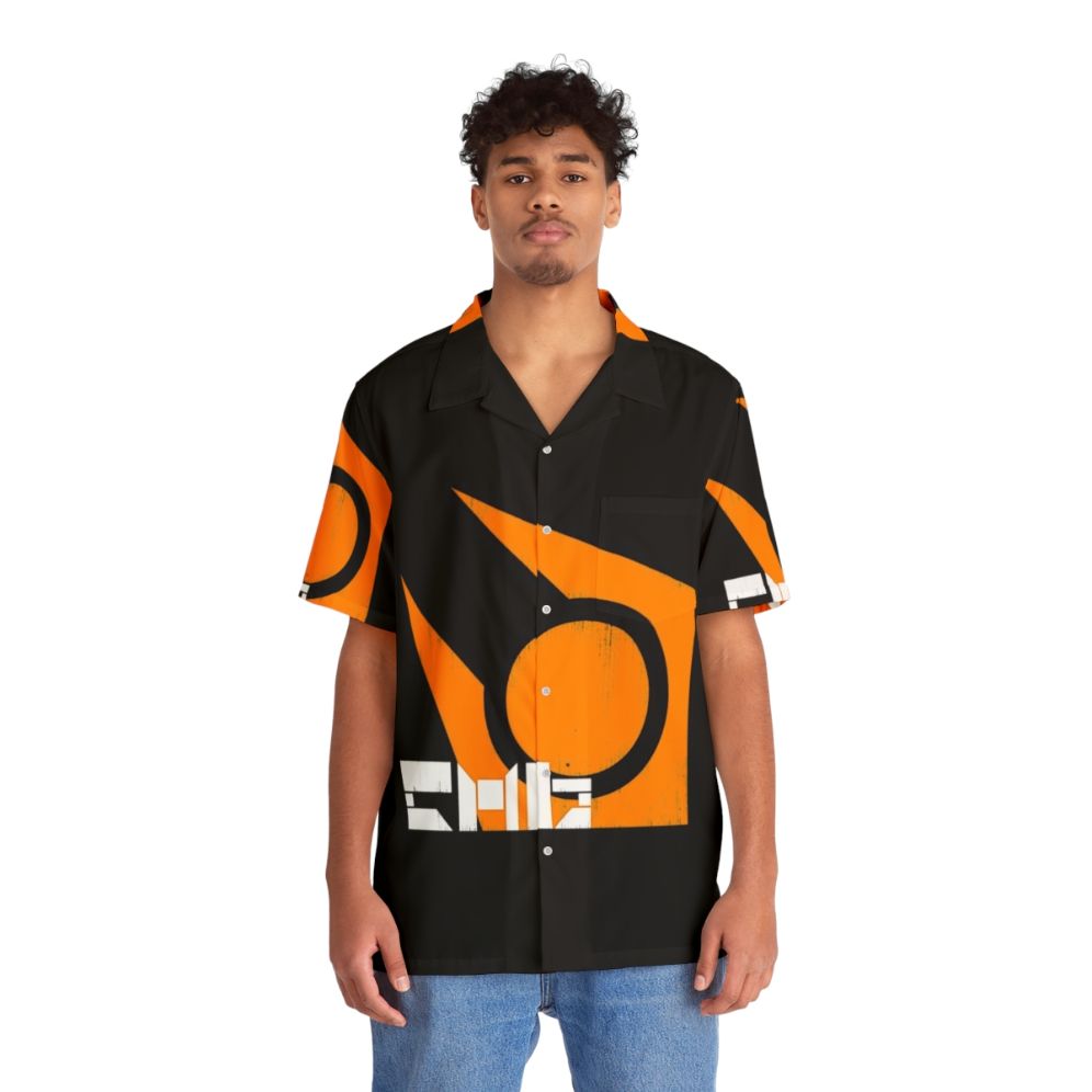 Half Life 2 Combine Grunge Hawaiian Shirt - People Front