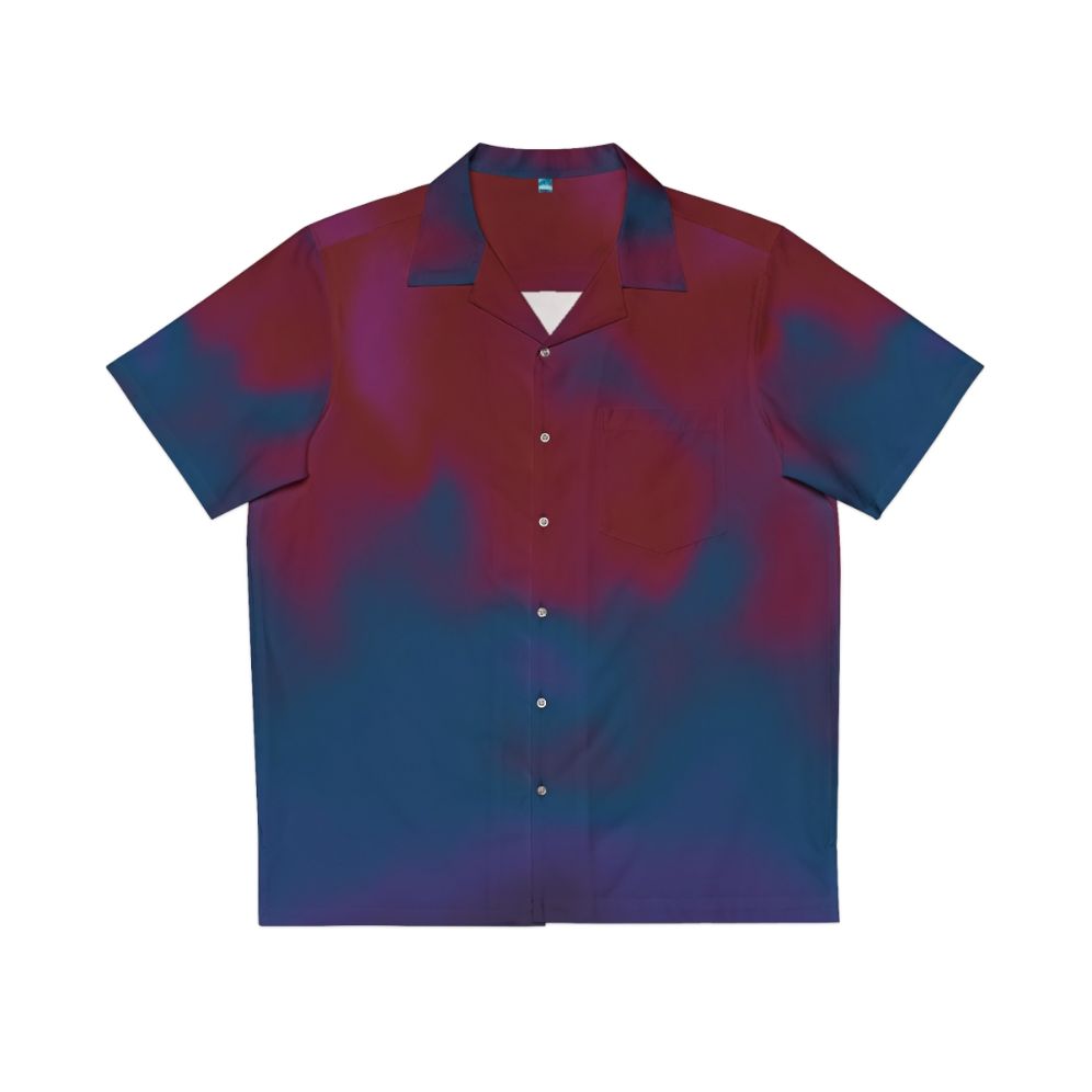 Dark Hawaiian-style shirt with Coldplay MOTS design