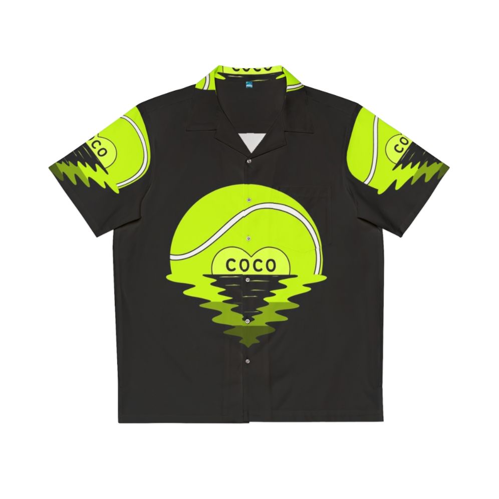 Coco Gauff Hawaiian Shirt with Conan Obrien Branding