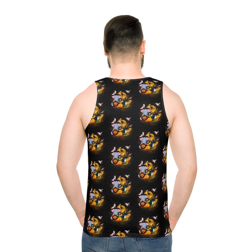 Legendary Animals Unisex Fantasy Tank Top - men back