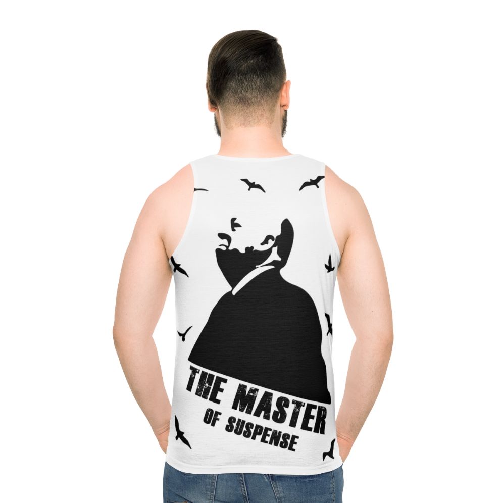 Alfred Hitchcock Master of Suspense Unisex Tank Top - men back