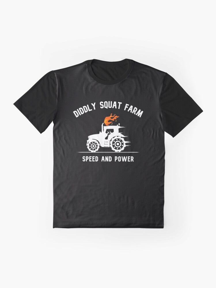 Diddly Squat Farm tractor graphic t-shirt - Flat lay