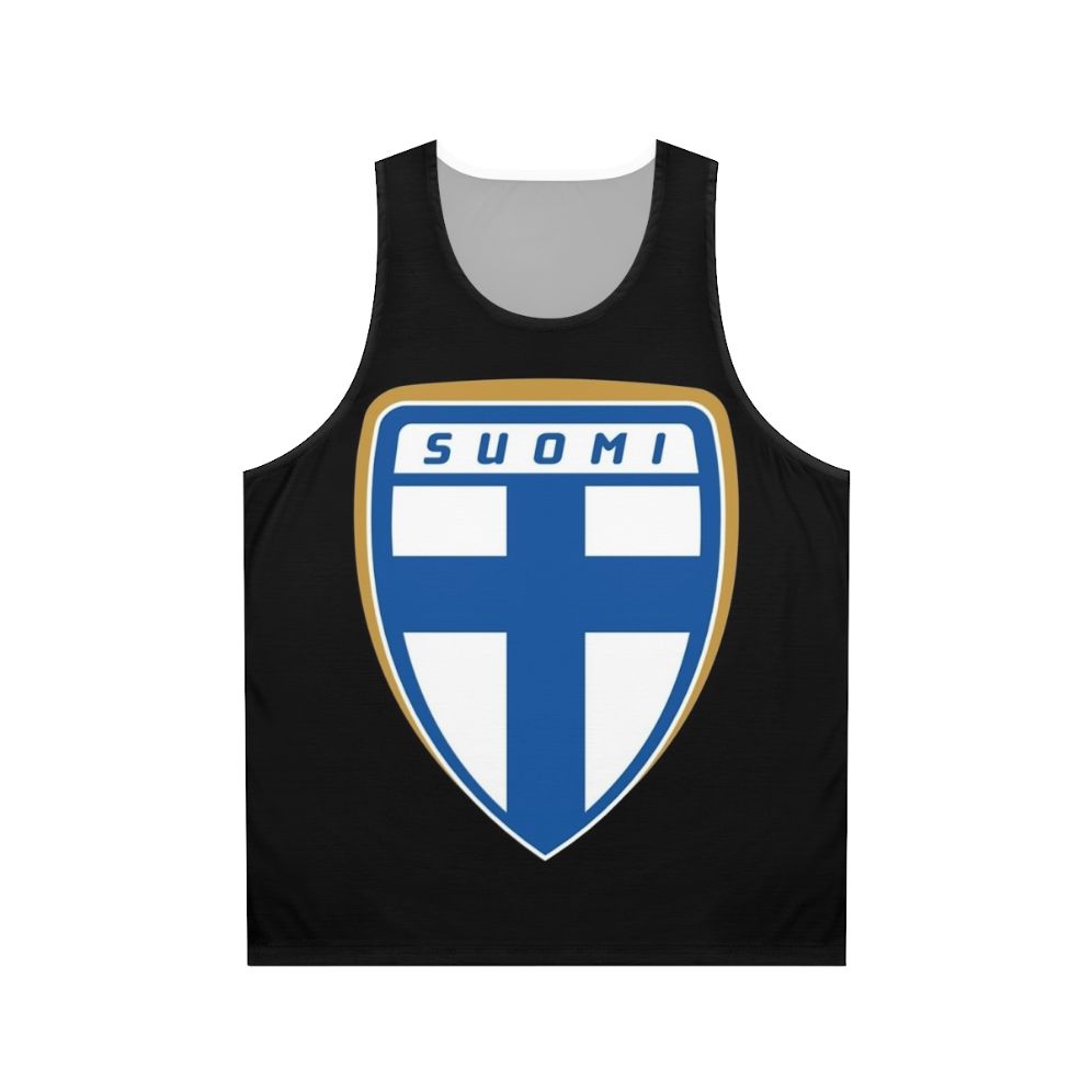 Finland national ice hockey team unisex sports tank top