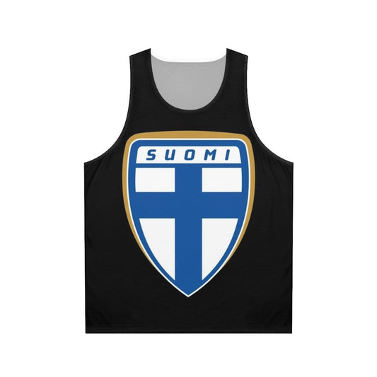 Finland national ice hockey team unisex sports tank top