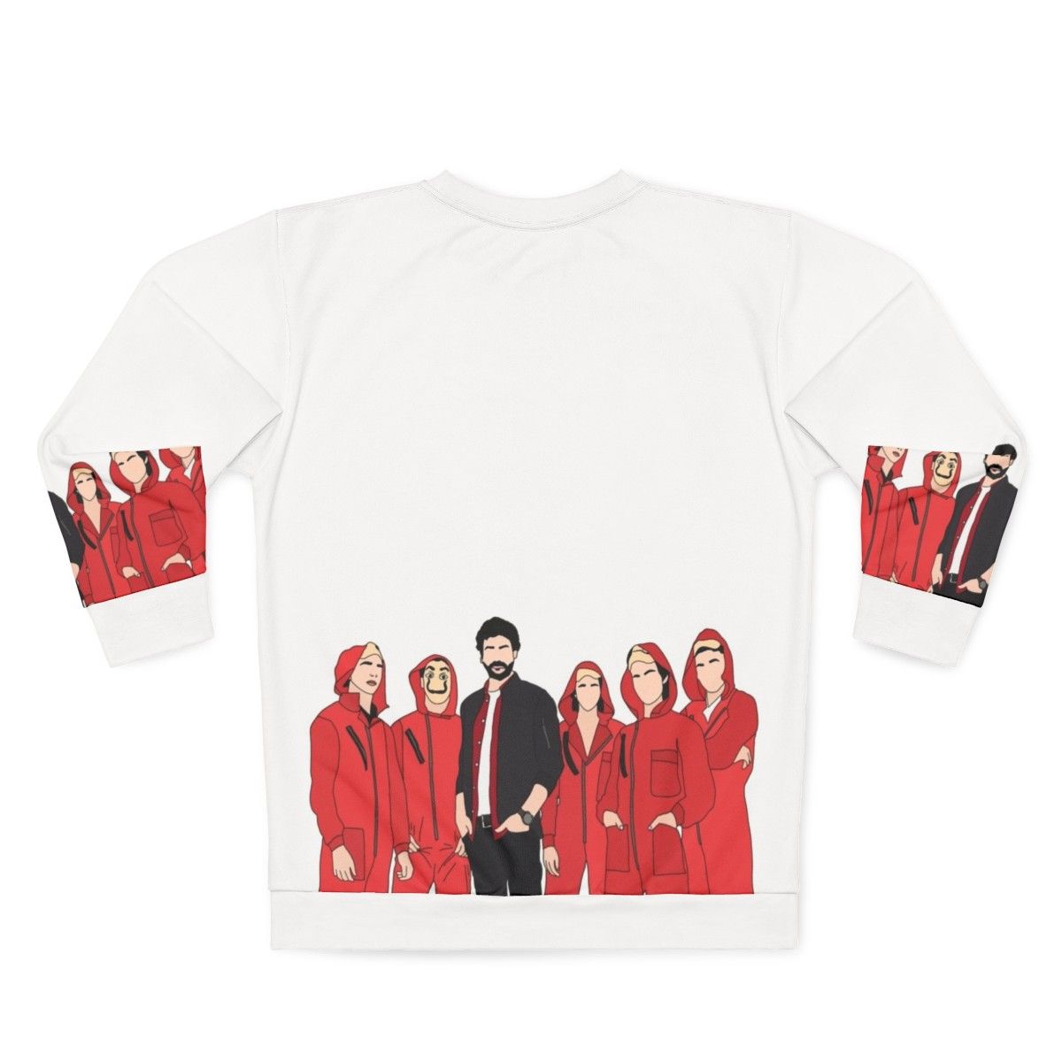 Money Heist Professor & Cast Sweatshirt - Back