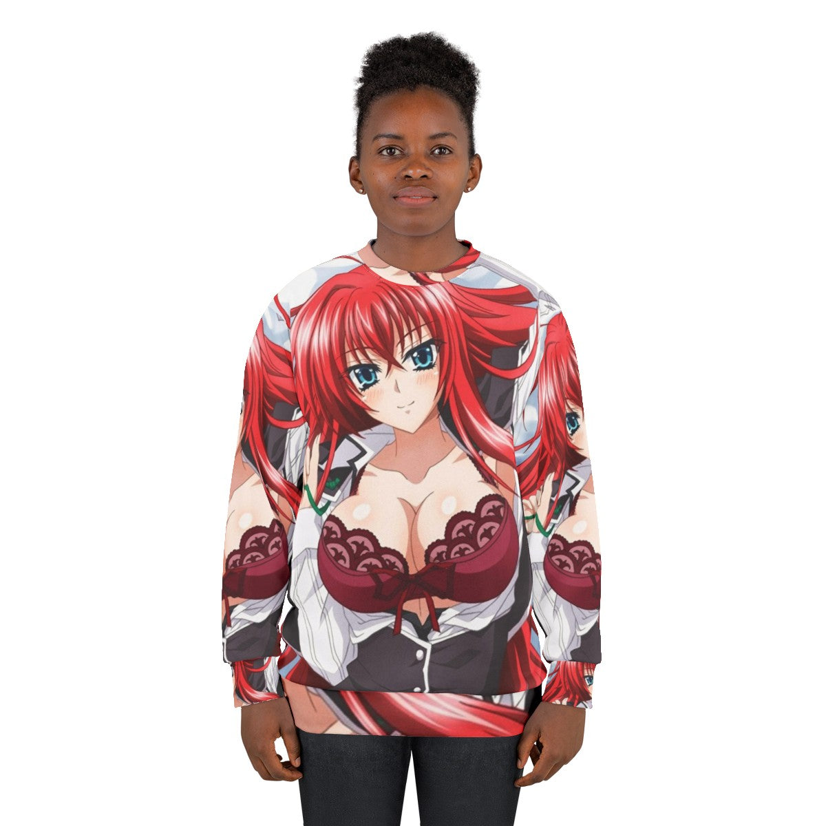 Rias Gremory inspired anime sweatshirt - women