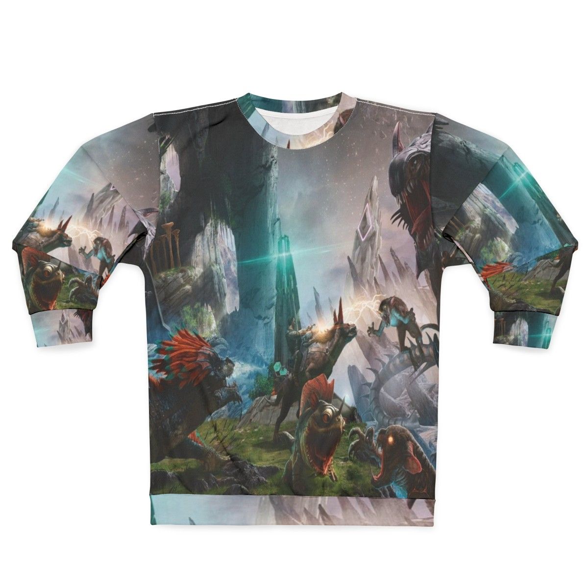 Ark Survival Evolved Dinosaur Fight Sweatshirt