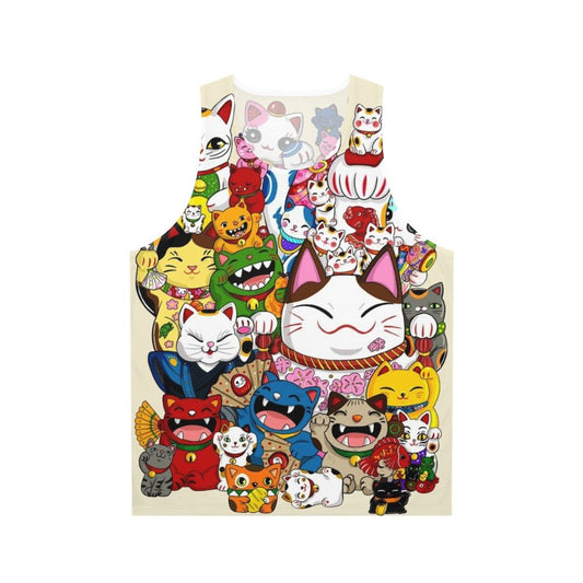 Maneki Neko Lucky Cat Kawaii Unisex Tank Top